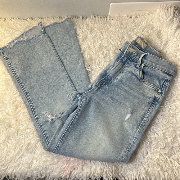 Mother The Insider Crop Step Chew jeans size 25 - Picture 4 of 10